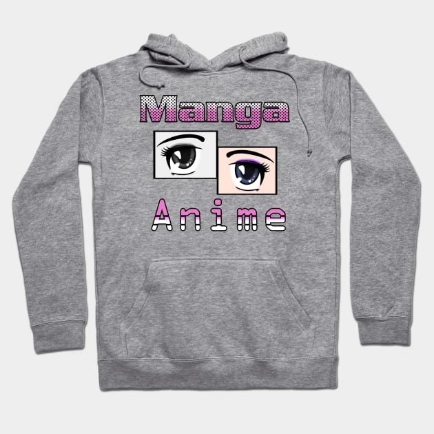 Manga Anime Eyes Hoodie by desireatin